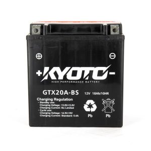 Batterie GTX20A-BS AGM - Sans Entretien - Livrée Avec Pack Acide 2003-2023