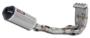 Silencieux Titane CB 1000R / Slip-on Embout Carbone Raccord Sans Catalyseur Homologué 2008-2010