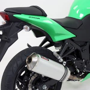 Silencieux Alu NINJA 250 R / Slip-on Embout Carbone Homologué E13 2008-2010