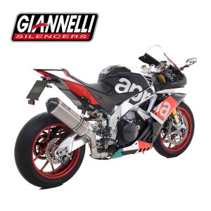Silencieux Titane RSV4 / Slip-on Embout Carbone E13 Homologué 2009-2013