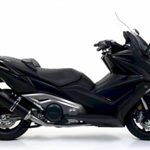 Pot Kymco AK550 Ligne Complète Ipersport Silencieux Alu Black Line Collecteur Homologué 2017-2023