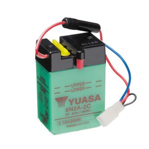 Batterie 6N2A-2C Conventionnelle Avec Entretien - Livrée Sans Acide 1978-1979