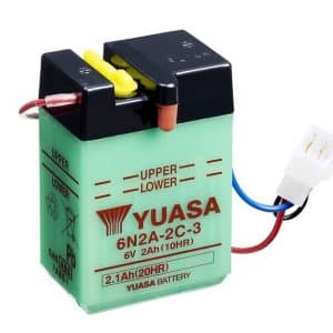 Batterie 6N2A-2C-3 Conventionnelle Avec Entretien - Livrée Sans Acide 1980-1989