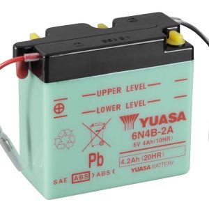 Batterie 6N4B-2A Conventionnelle Avec Entretien - Livrée Sans Acide 1973-2000