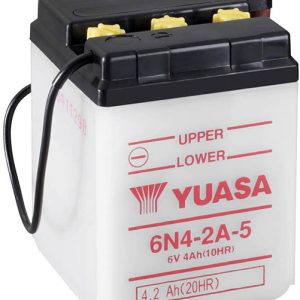 Batterie 6N4-2A-5 Conventionnelle Avec Entretien - Livrée Sans Acide 1982-1989
