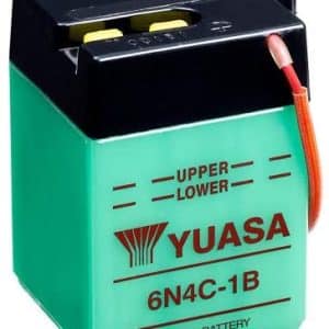 Batterie 6N4C-1B Conventionnelle Avec Entretien - Livrée Sans Acide 1977-1979