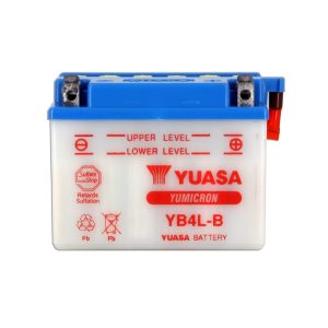 Batterie YB4L-B Conventionnelle Avec Entretien - Livrée Sans Acide 1982-2022