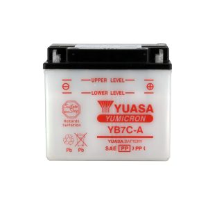 Batterie YB7C-A Conventionnelle Avec Entretien - Livrée Sans Acide 1985-2014