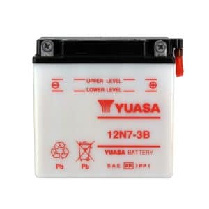 Batterie 12N7-3B Conventionnelle Avec Entretien - Livrée Sans Acide 1978-2002