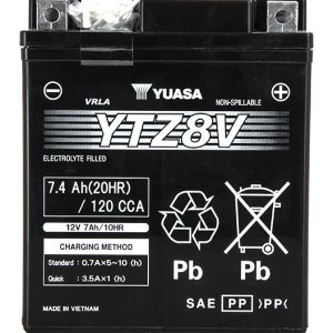 Batterie YTZ8-V SLA-AGM - Sans Entretien - Prête à l'Emploi 2013-2025