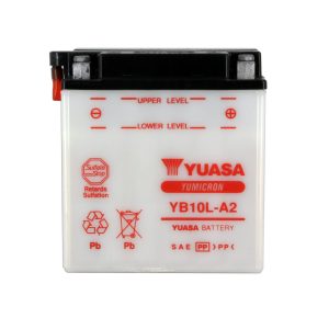 Batterie YB10L-A2 Conventionnelle Avec Entretien - Livrée Sans Acide 1973-2019