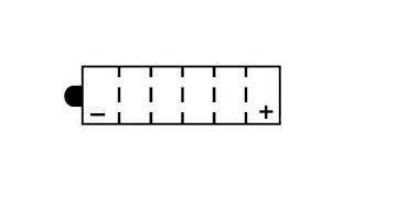 Batterie YB12AL-A2 Conventionnelle Avec Entretien - Livrée Sans Acide 1982-2022 – Image 2