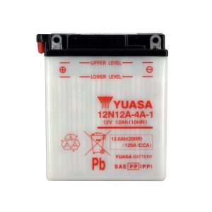 Batterie 12N12A-4A-1 Conventionnelle Avec Entretien - Livrée Sans Acide 1970-2019