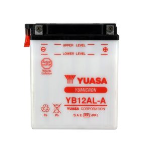 Batterie YB12AL-A Conventionnelle Avec Entretien - Livrée Sans Acide 1999-2022