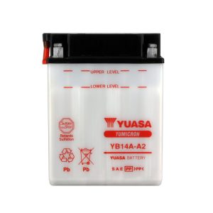 Batterie YB14A-A2 Conventionnelle Avec Entretien - Livrée Sans Acide 1979-2018