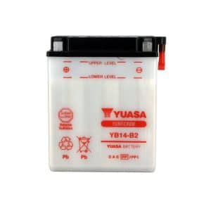 Batterie YB14-B2 Conventionnelle Avec Entretien - Livrée Sans Acide 1983-2010