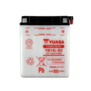 Batterie YB14L-B2 Conventionnelle Avec Entretien - Livrée Sans Acide 1986-2000