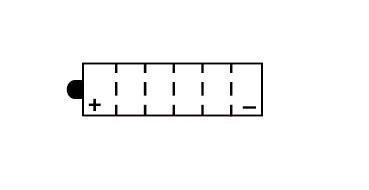 Batterie YB16B-A1 Conventionnelle Avec Entretien - Livrée Sans Acide 1985-2003 – Image 2