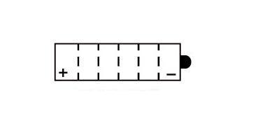 Batterie YB16-B Conventionnelle Avec Entretien - Livrée Sans Acide 1978-2000 – Image 2