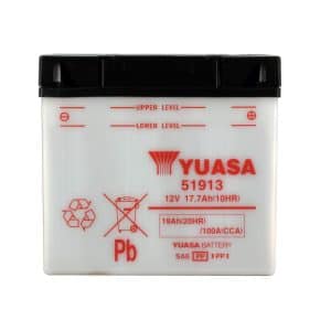 Batterie 12C16A-3B Conventionnelle Avec Entretien - Livrée Sans Acide - Equivalence YUASA YT19BL-BS 1981-2020