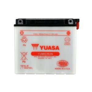 Batterie YB16L-B Conventionnelle Avec Entretien - Livrée Sans Acide 1979-1985