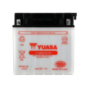 Batterie YB16CL-B Conventionnelle Avec Entretien - Livrée Sans Acide 2002-2005