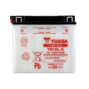 Batterie YB18L-A Conventionnelle Avec Entretien - Livrée Sans Acide 1978-2016