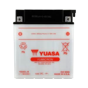 Batterie YB30CL-B Conventionnelle Avec Entretien - Livrée Sans Acide