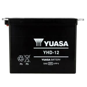 Batterie YHD-12 Conventionnelle Avec Entretien - Livrée Sans Acide 1979-1984
