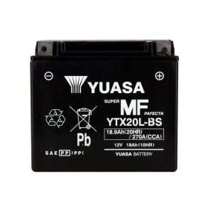 Batterie YTX20L-BS AGM - Sans Entretien - Livrée Avec Pack Acide 1973-2025