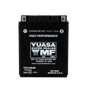 Batterie YTX14AH-BS AGM - Sans Entretien - Livrée Avec Pack Acide 1989-2024