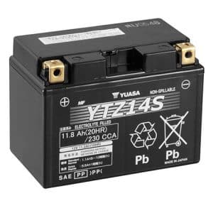 Batterie YTZ14-S SLA-AGM - Sans Entretien - Prête à l'Emploi 2000-2025