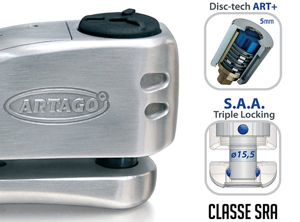 Antivol SRA - Bloque Disque Ø15.5mm - Homologués – Image 2