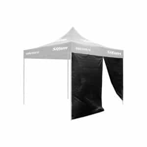 Pour BARNUM22 - Porte pour Tente 3*3 Noire - Vendu par une pièce