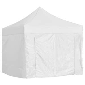 Barnum Pliant - Tente Acier Paddock 3x3 - Blanc - Pack 4 cloisons