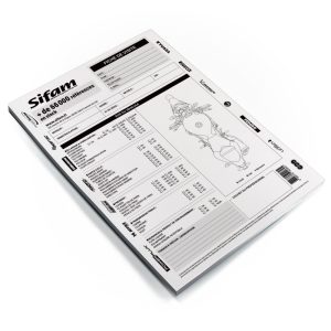 Bloc pour Pré-visite du Contrôle Technique - Pack de 5 carnets de 100 pages