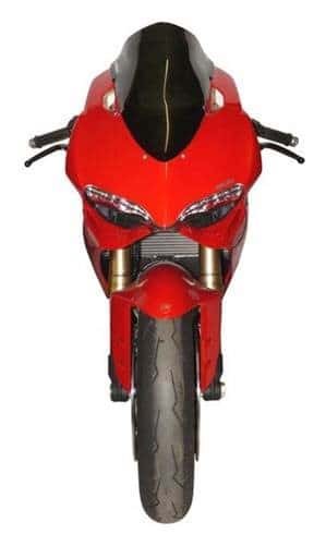 Bulle pour Ducati 1199 Panigale Double Courbure Bleue 2012-2015