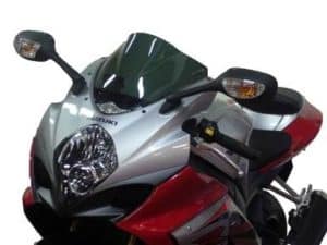 Bulle pour Suzuki Gsxr1000 Double Courbure Bleue 2007-2008