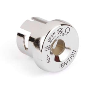 Capuchon de Contacteur à Clé Chromé Adaptable Ovetto, Nitro 1997-2018