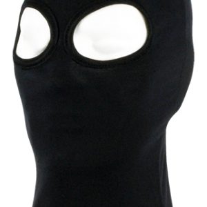 Cagoule Noire (2 yeux) Taille Unique 65% Polyester / 35% Coton - Soft touch