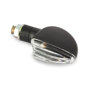 Paire de mini clignotants Triangle court - noir