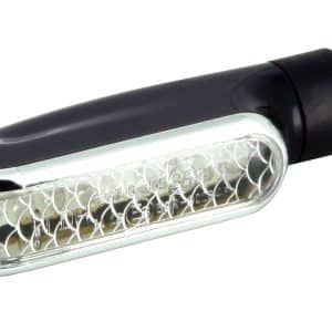 Paire de mini clignotants LED Courbé - noir