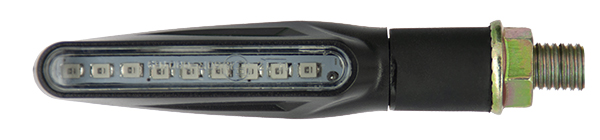 Paire de clignotants universels séquentiels à Leds - Noir avec cabochon translucide 2014-2025 – Image 2