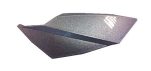 Déflecteur Arrière Argent pour Casque Cross S800 HD210