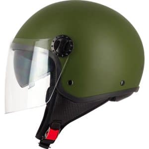 Casque Jet R-FULLY S706 Double Visière - Green Army - Taille M
