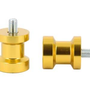 Diabolos de levage anodisés or 6 mm