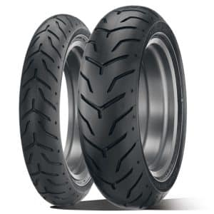 Pneu Custom 130/90B16 67H TL D408F WWW FLANC BLANC LARGE