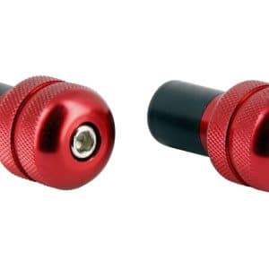 Embouts de guidon molette Ø17 rouge