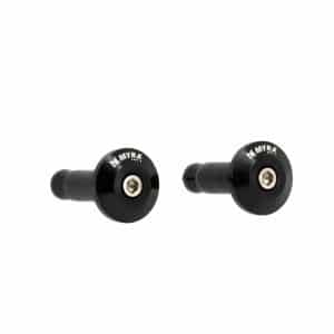 Embouts de guidon plats Ø13 et 17 noir