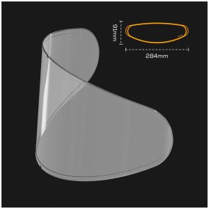 Lentille adhésive antibuée - MEDIUM - 284x91mm